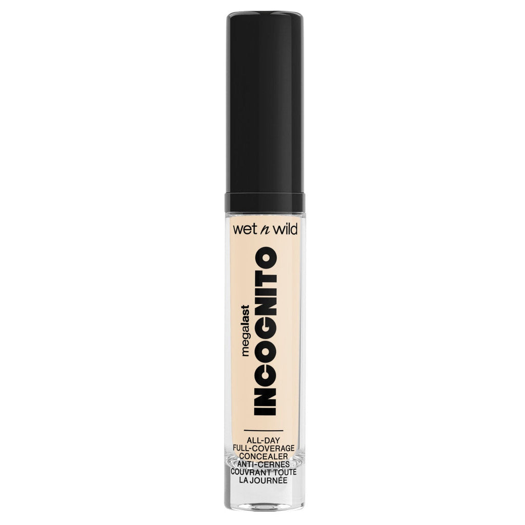 Wet n wild | Mega Last Incognito All-Day Full Coverage Concealer | Product front facing cap on, with no background
