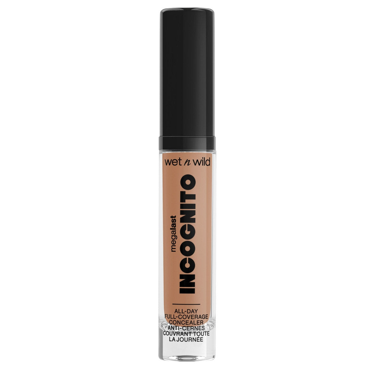 Wet n wild | Mega Last Incognito All-Day Full Coverage Concealer | Product front facing cap on, with no background