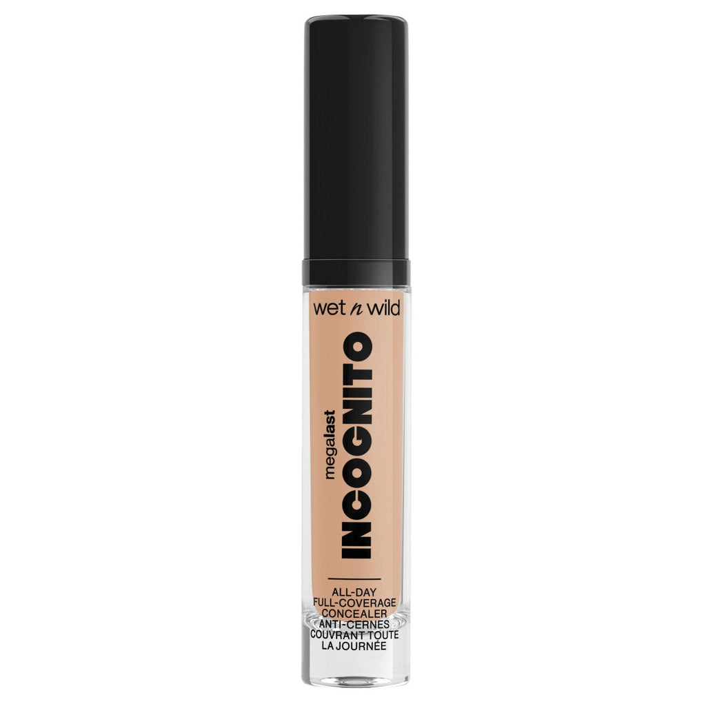 Wet n wild | Mega Last Incognito All-Day Full Coverage Concealer | Product front facing cap on, with no background