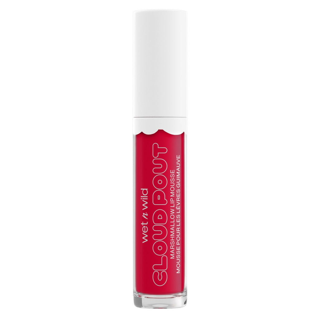 Wet n wild | Cloud Pout Marshmallow Lip Mousse- Don't Sugar Coat It | Product front facing cap on, with no background