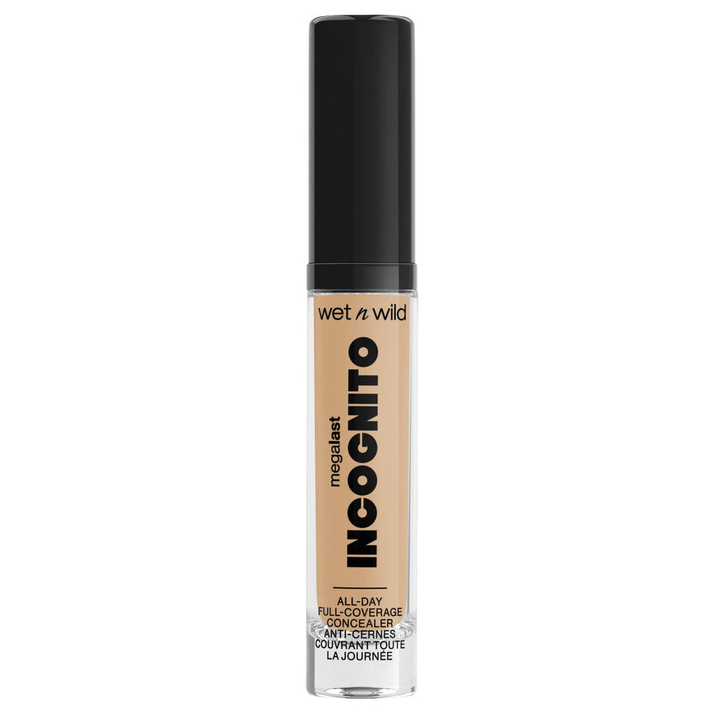 Wet n wild | Mega Last Incognito All-Day Full Coverage Concealer | Product front facing cap on, with no background