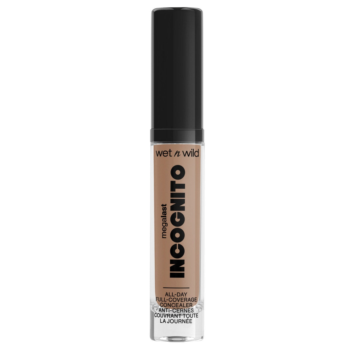Wet n wild | Mega Last Incognito All-Day Full Coverage Concealer | Product front facing cap on, with no background