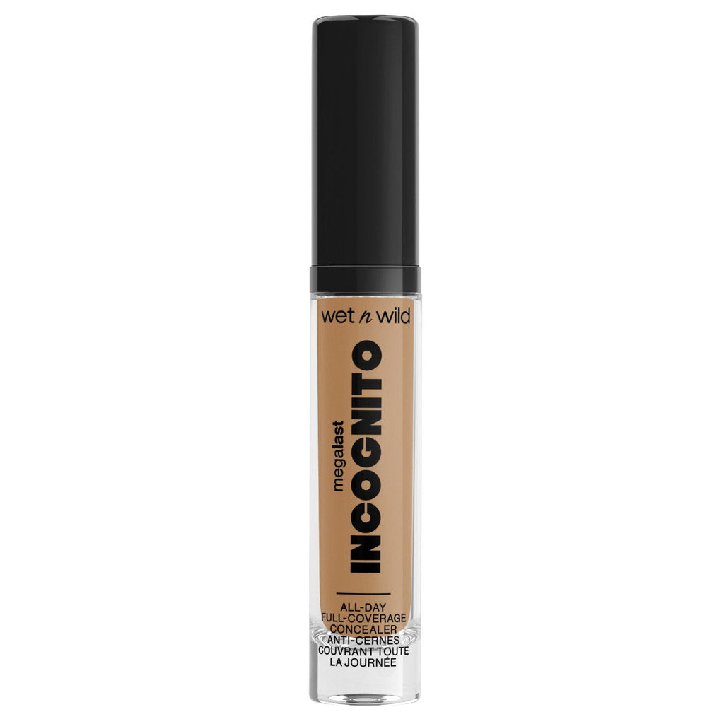 Wet n wild | Mega Last Incognito All-Day Full Coverage Concealer | Product front facing cap on, with no background