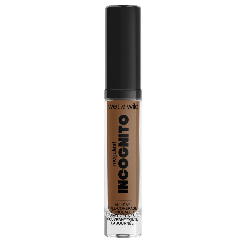 Wet n wild | Mega Last Incognito All-Day Full Coverage Concealer | Product front facing cap on, with no background