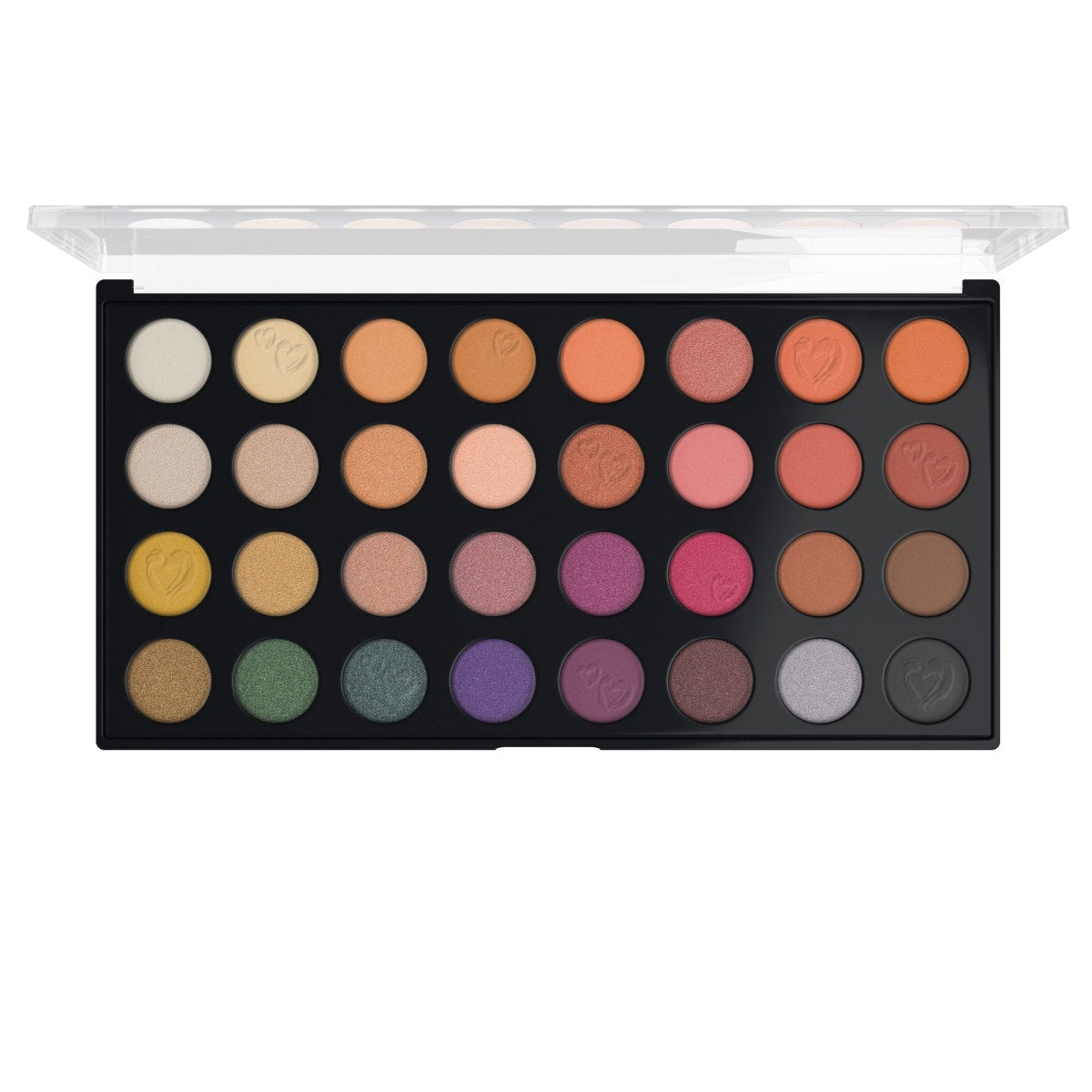 Wet n wild | WILD HEART ARTISTRY PALETTE | Product front facing lid opened, with no background