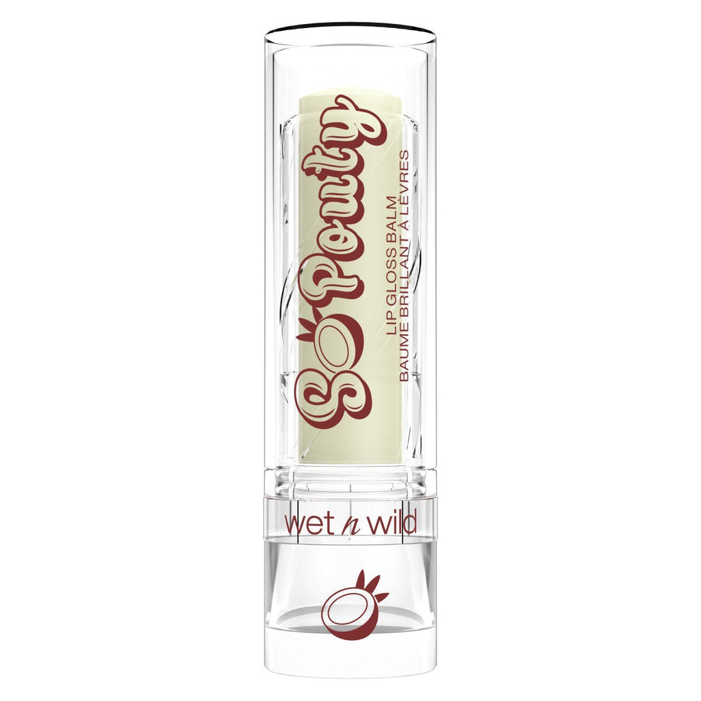 Wet n wild | Perfect Pout So Pouty Lip Gloss Balm-Coconuts For You | Product front facing cap on, with no background