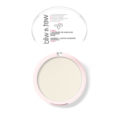 wet n wild | 5 in 1 Essence Primer + Finishing Powder | Product front facing with the cap opening
