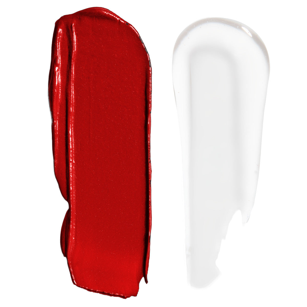 Wet n wild | Megalast Lock ‘N’ Shine Lip Color + Gloss- Red-Y For Me | Product swatch, with no background