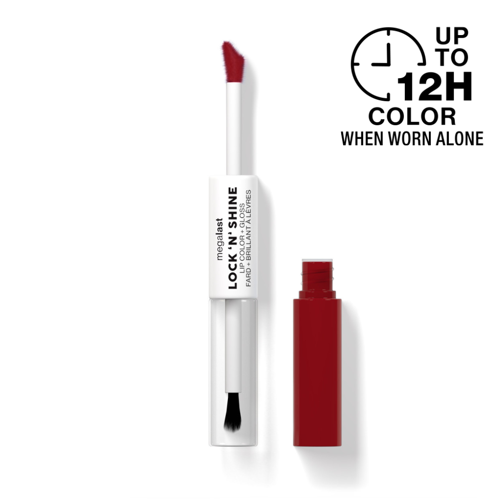 Megalast Lock 'N' Shine Lip Color + Gloss- Big Pout Energy