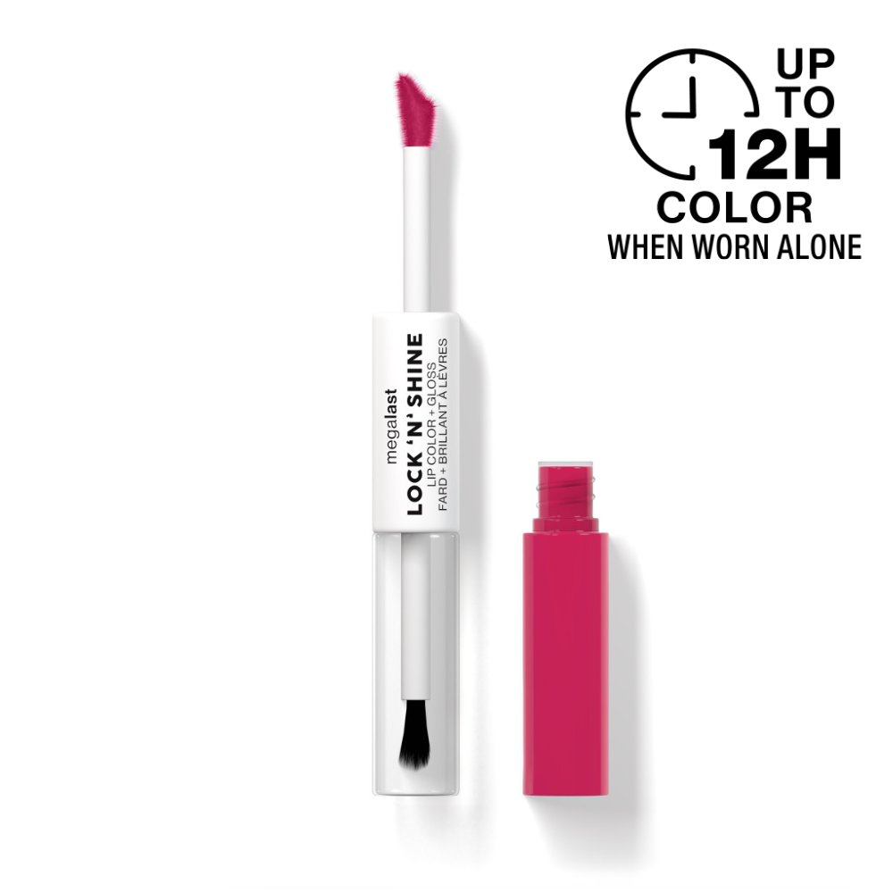 Megalast Lock 'N' Shine Lip Color + Gloss- Irresistable