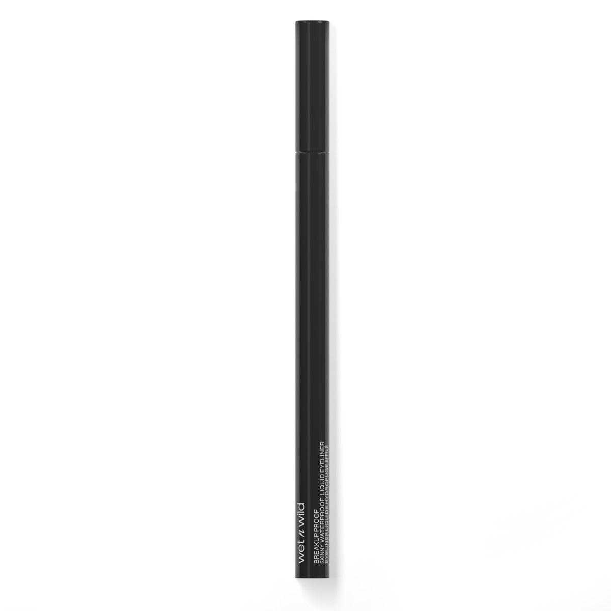 wet n wild | Breakup Proof Skinny Waterproof Liquid Eyeliner | Product facing forward with cap on