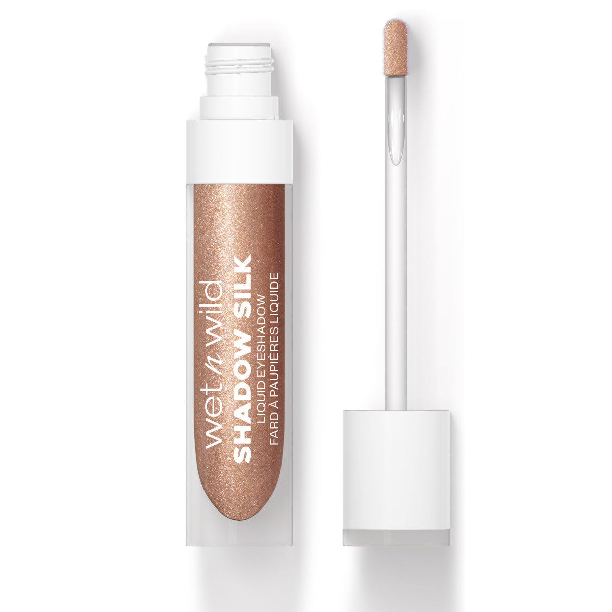 wet n wild | Shadow Silk Liquid Eyeshadow- Lunar Beige | Product facing forward, cap off