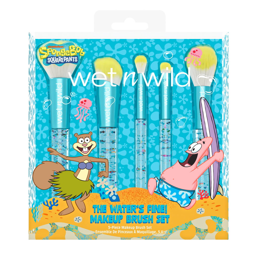 wet n wild x spongebob brush set