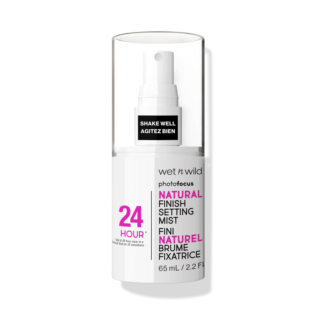 Wet n wild | Photo Focus Matte Finish Setting Mist| Product front facing lid closed, with no background