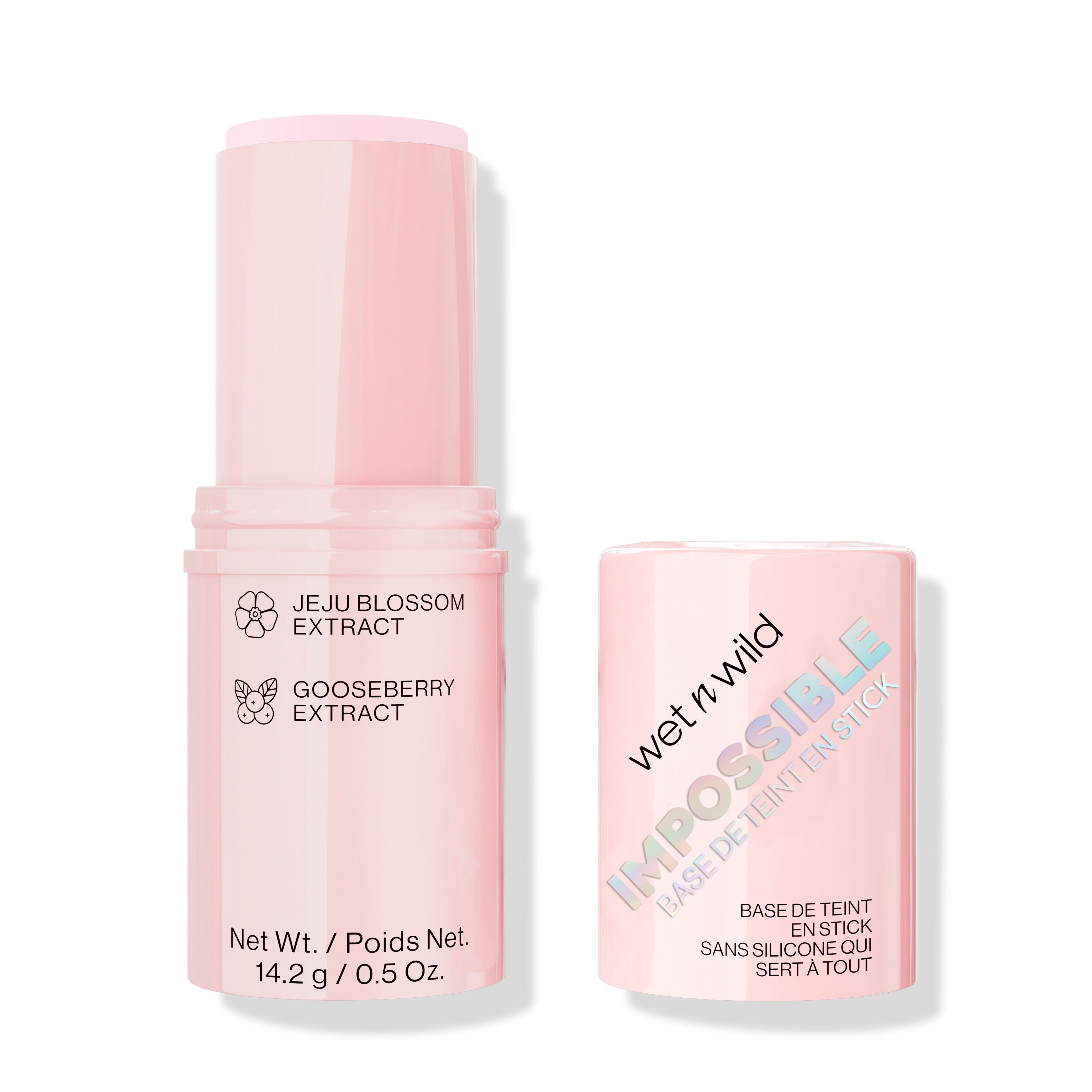 Wet n wild | Impossible Primer Stick | Product front facing cap off, with no background