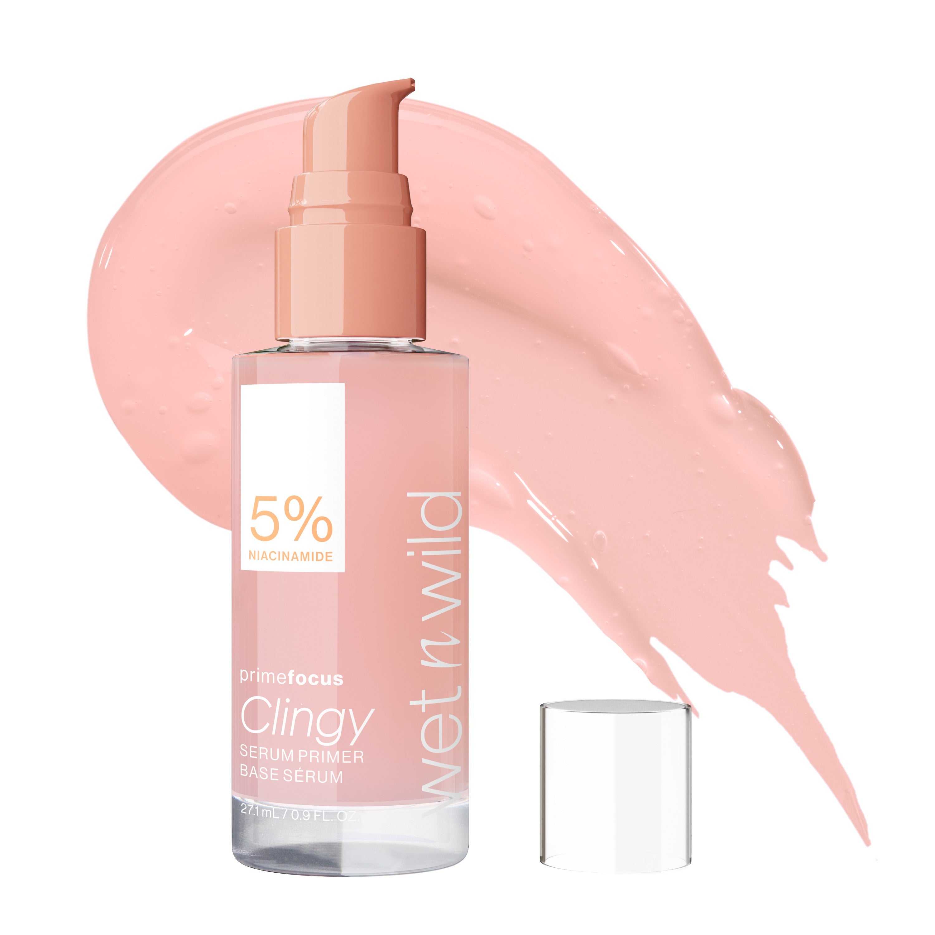 Open and swatch PRIME FOCUS CLINGY SERUM PRIMER