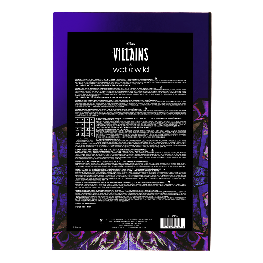 DISNEY VILLIANS PR BOX - wet n wild Beauty
