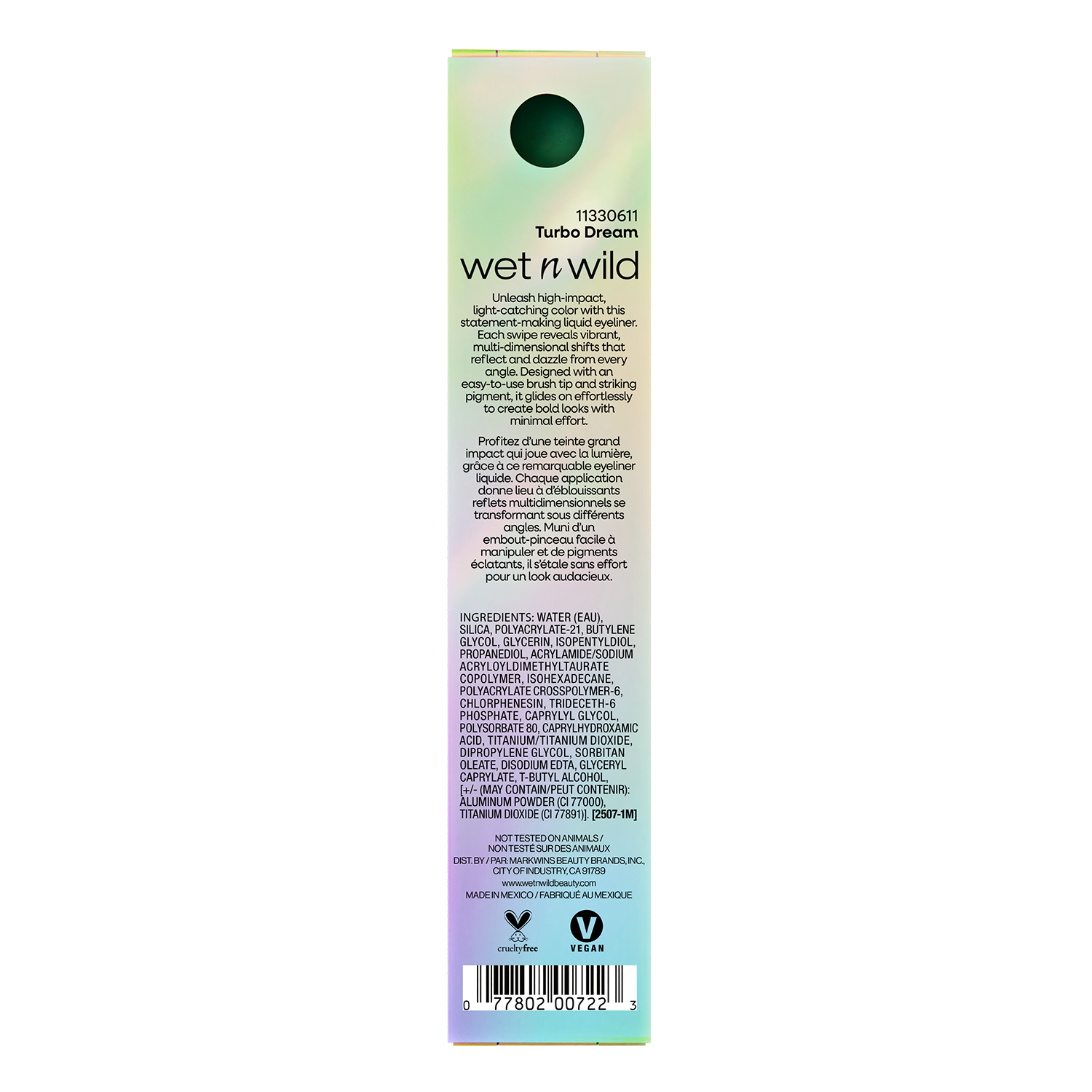 Chameleon Chrome Liquid Eyeliner | Turbo Dream - wet n wild Beauty
