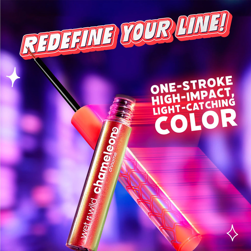 Chameleon Chrome Liquid Eyeliner | Turbo Dream - wet n wild Beauty