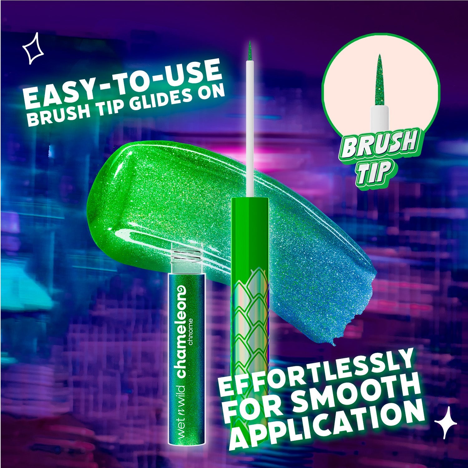 Chameleon Chrome Liquid Eyeliner | Astro Pulse - wet n wild Beauty