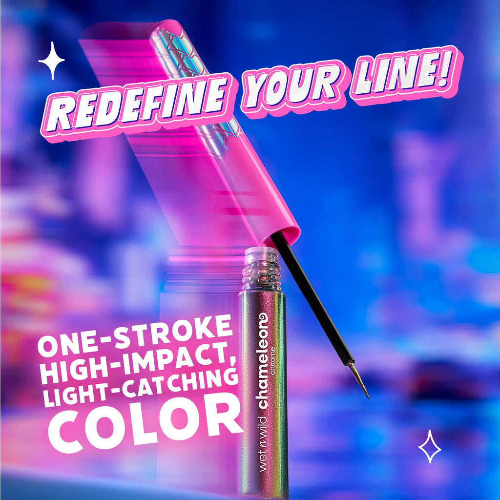 Chameleon Chrome Liquid Eyeliner | Galaxy Dancer - wet n wild Beauty