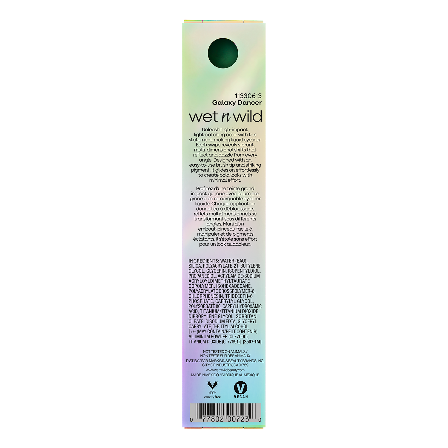 Chameleon Chrome Liquid Eyeliner | Galaxy Dancer - wet n wild Beauty