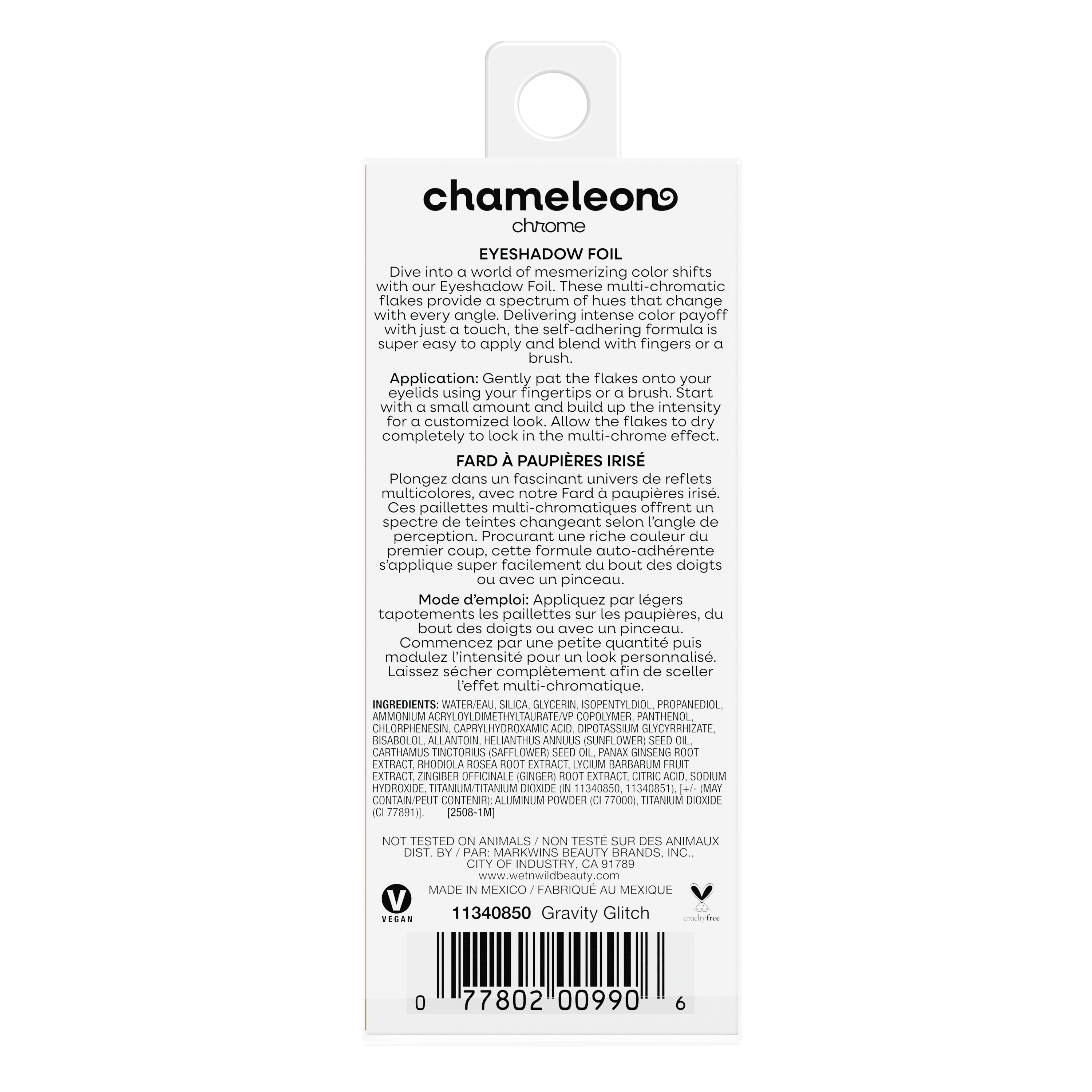 Chameleon Chrome Eyeshadow Foil | Gravity Glitch - wet n wild Beauty