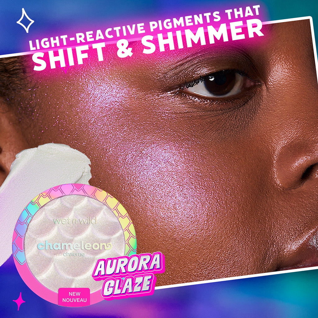 Chameleon Chrome Highlighter | Aurora Glaze - wet n wild Beauty