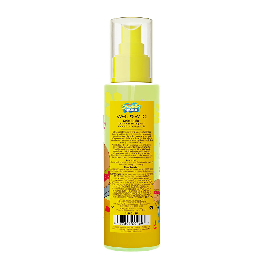 wet n wild x spongebob duo phase setting mist