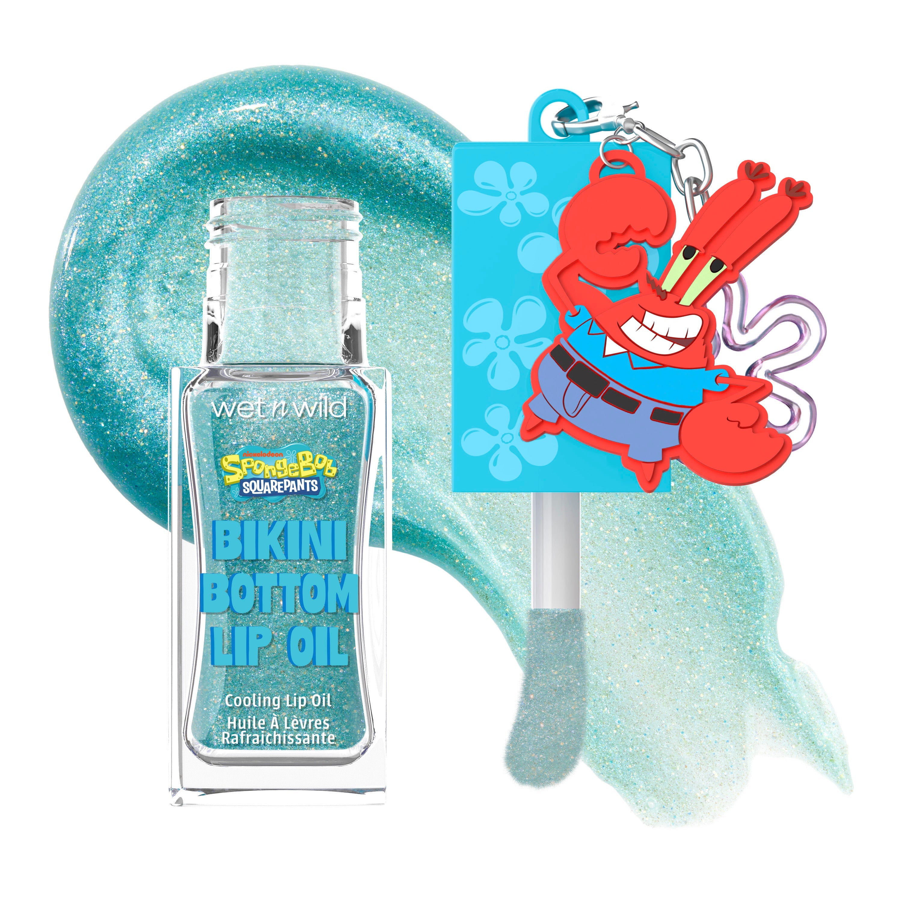 wet n wild x spongebob cooling lip oil