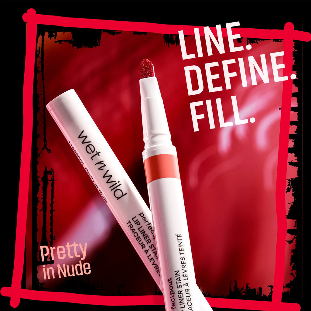 Perfect Pout Lip Liner Stain | Pretty in Nude - wet n wild Beauty