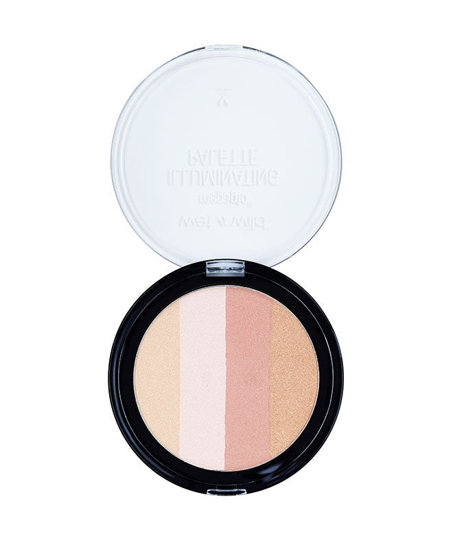 Wet n wild | MegaGlo™ Illuminating Powder-Catwalk Pink - MegaGlo™ Illuminating Powder | Product front facing lid opened, with no background
