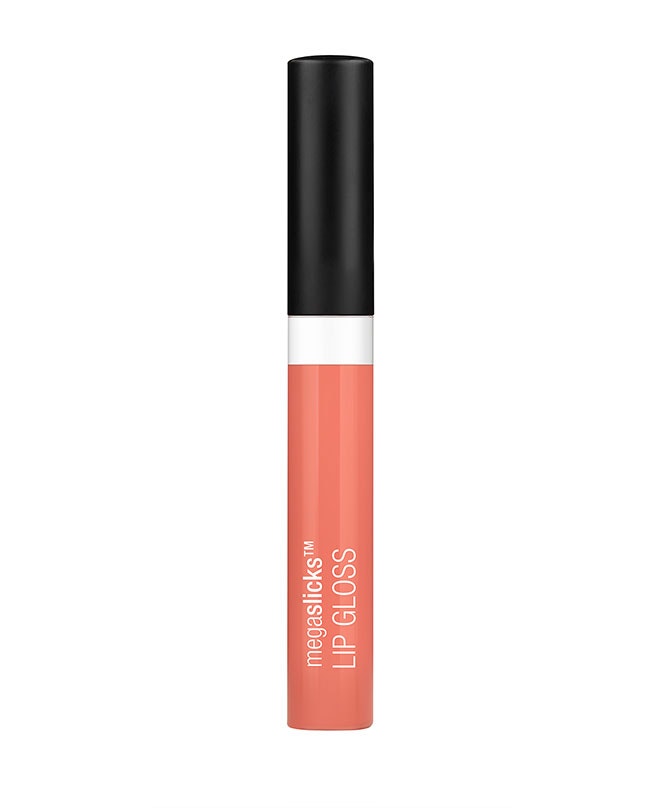Wet n wild | MegaSlicks™ Lip Gloss-Great Coral-ation - MegaSlicks Lip Gloss | Product front facing cap on, with no background
