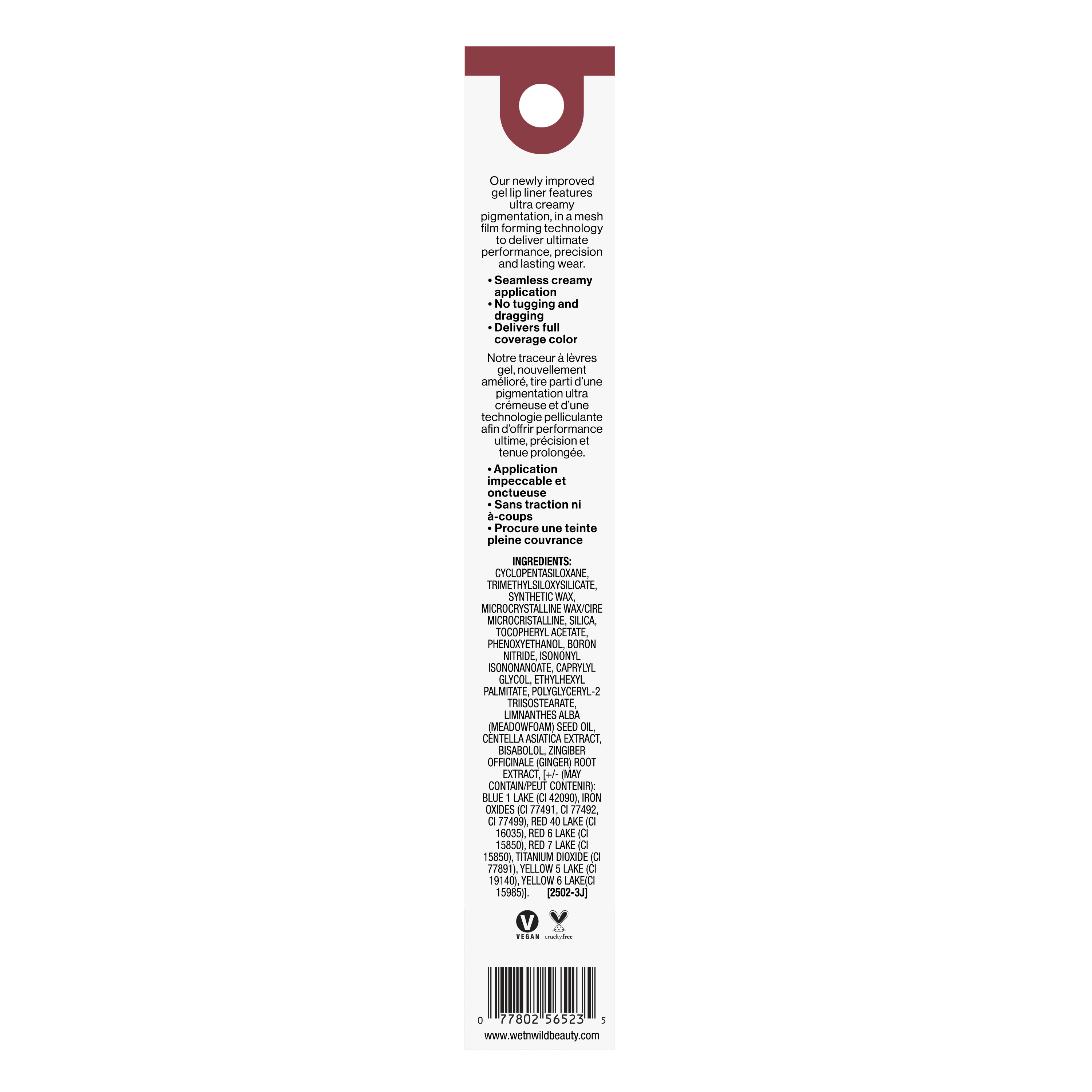 Perfect Pout Gel Lip Liner | Gone Burgundy - wet n wild Beauty