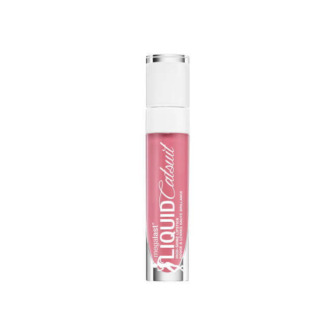 Wet n wild | MegaLast Liquid Catsuit High-Shine Lipstick- Flirt Alert | Product front facing cap on, with no background