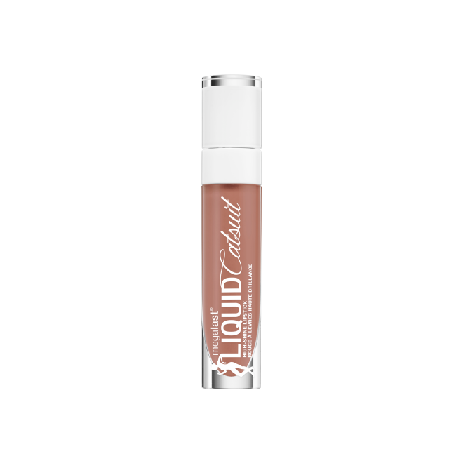 Wet n wild | MegaLast Liquid Catsuit High-Shine Lipstick- Chic Got Real | Product front facing cap on, with no background