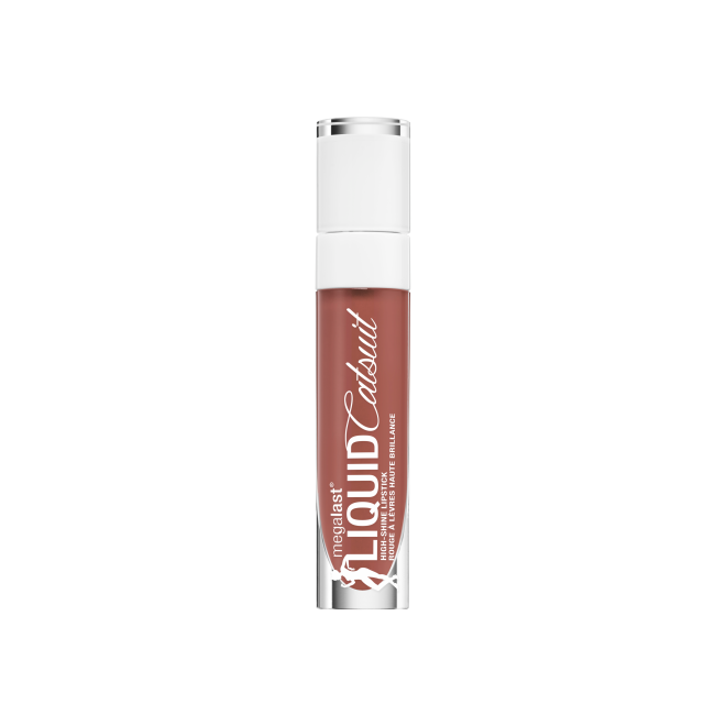 Wet n wild | MegaLast Liquid Catsuit High-Shine Lipstick- Cedar Later | Product front facing cap on, with no background