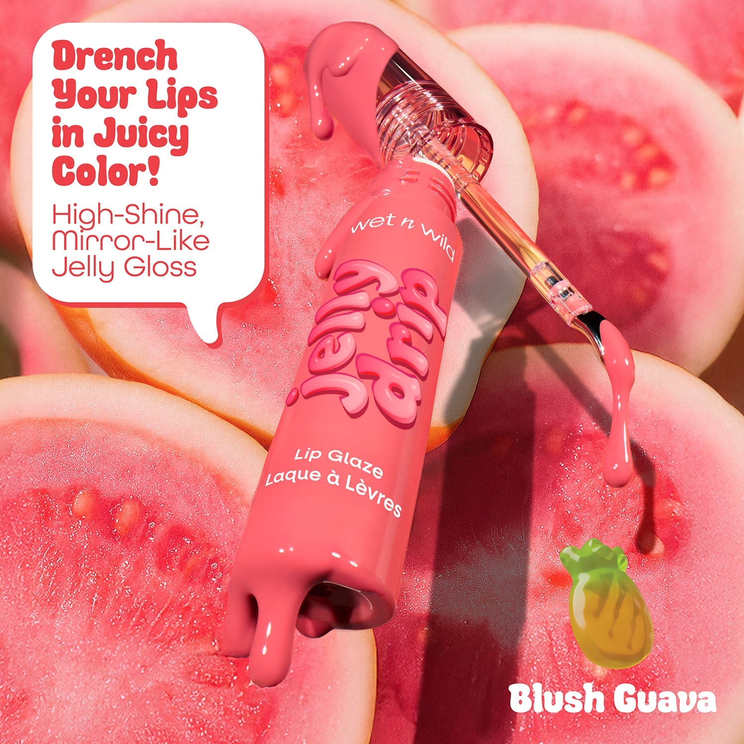 Jelly Drip Lip Glaze | Blush Guava - wet n wild Beauty