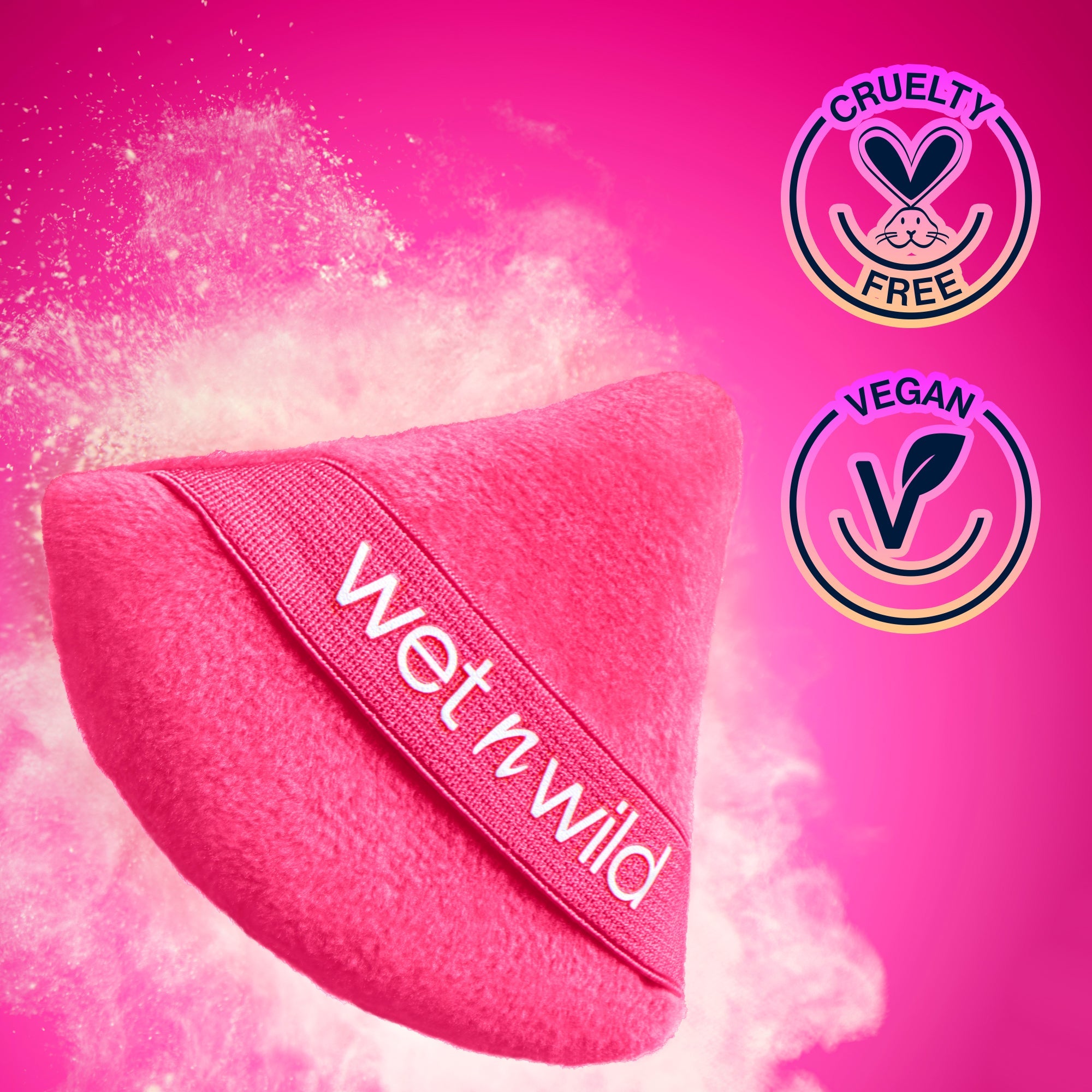 Powder puff images, velvety soft fibers