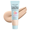 Wet n wild | Bare Focus Tinted Hydrator Tinted Skin Veil | Product front facing lid closed, with product swatch no background