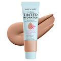 Wet n wild | Bare Focus Tinted Hydrator Tinted Skin Veil | Product front facing lid closed, with product swatch no background