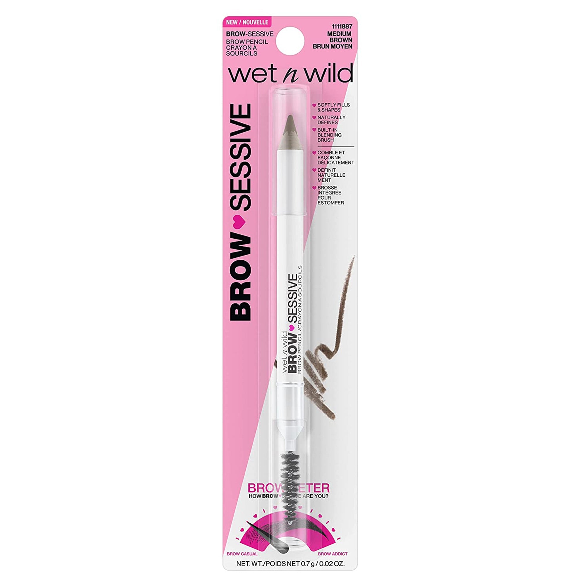 Brow-Sessive Brow Pencil- Medium Brown