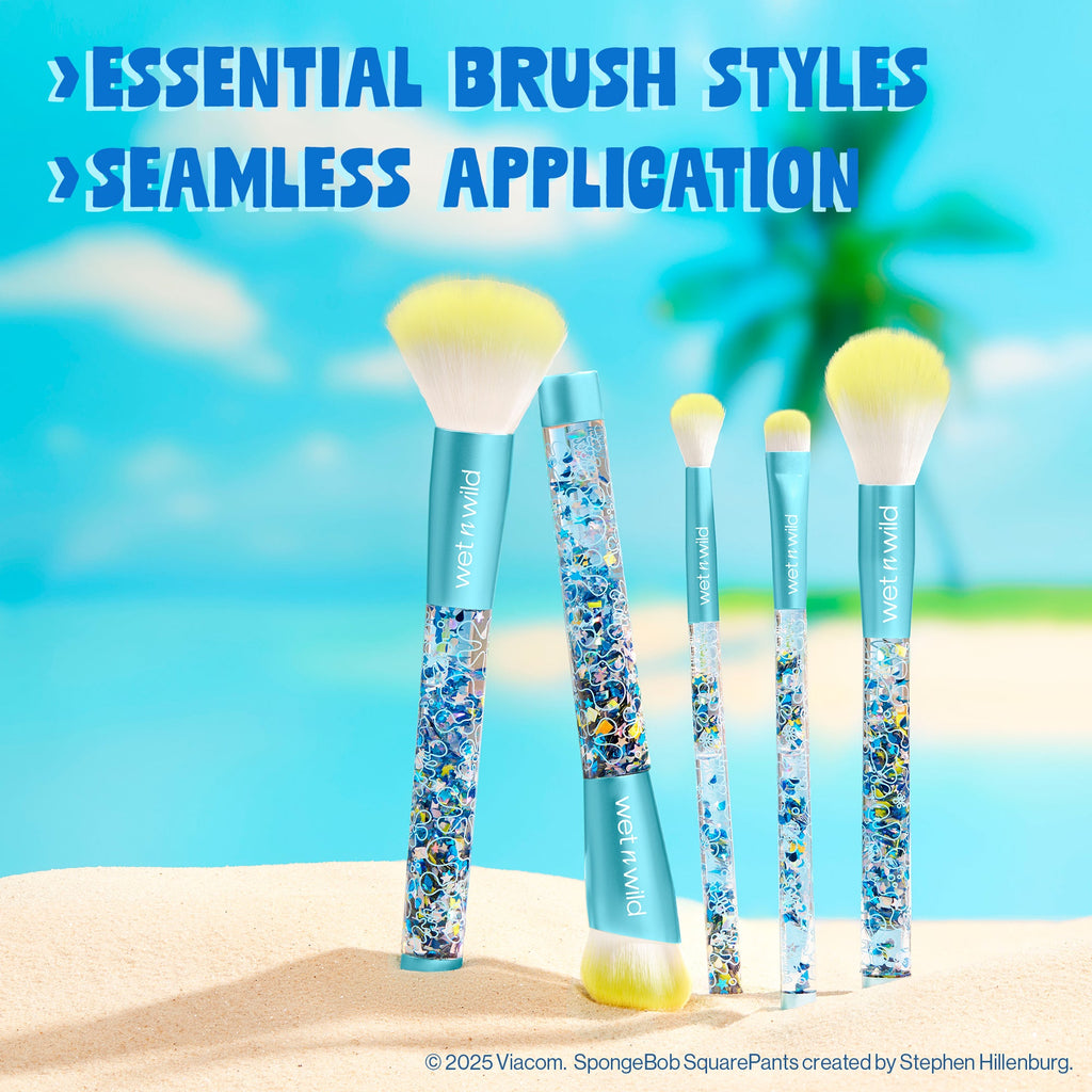 THE WATER'S FINE! 5-PIECE MAKEUP BRUSH SET - wet n wild Beauty