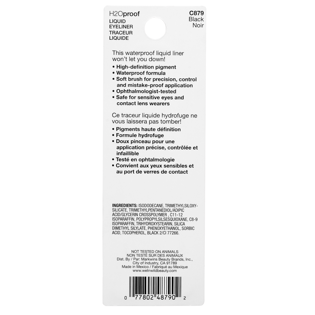 H2O PROOF LIQUID EYELINER | BLACK