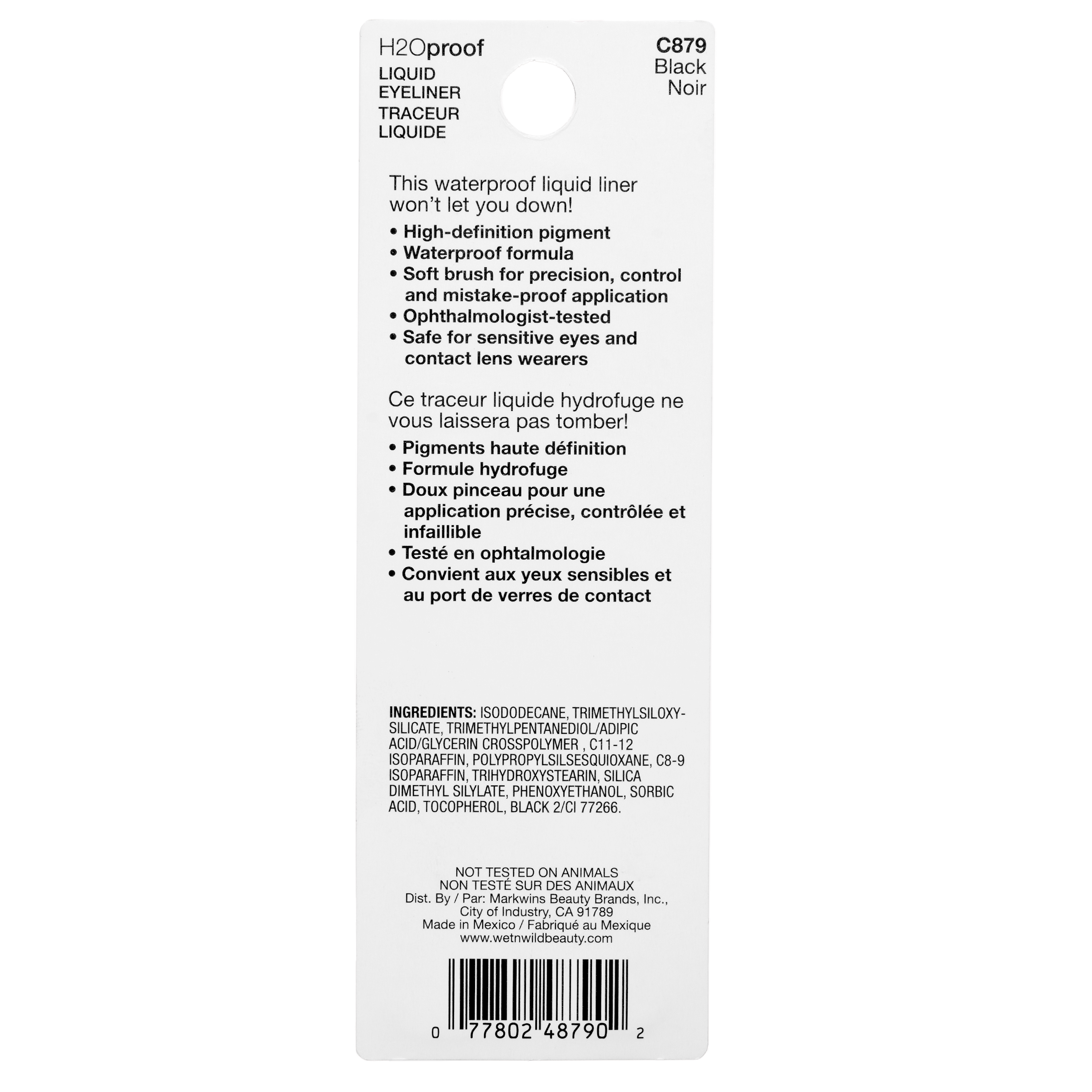H2O PROOF LIQUID EYELINER | BLACK