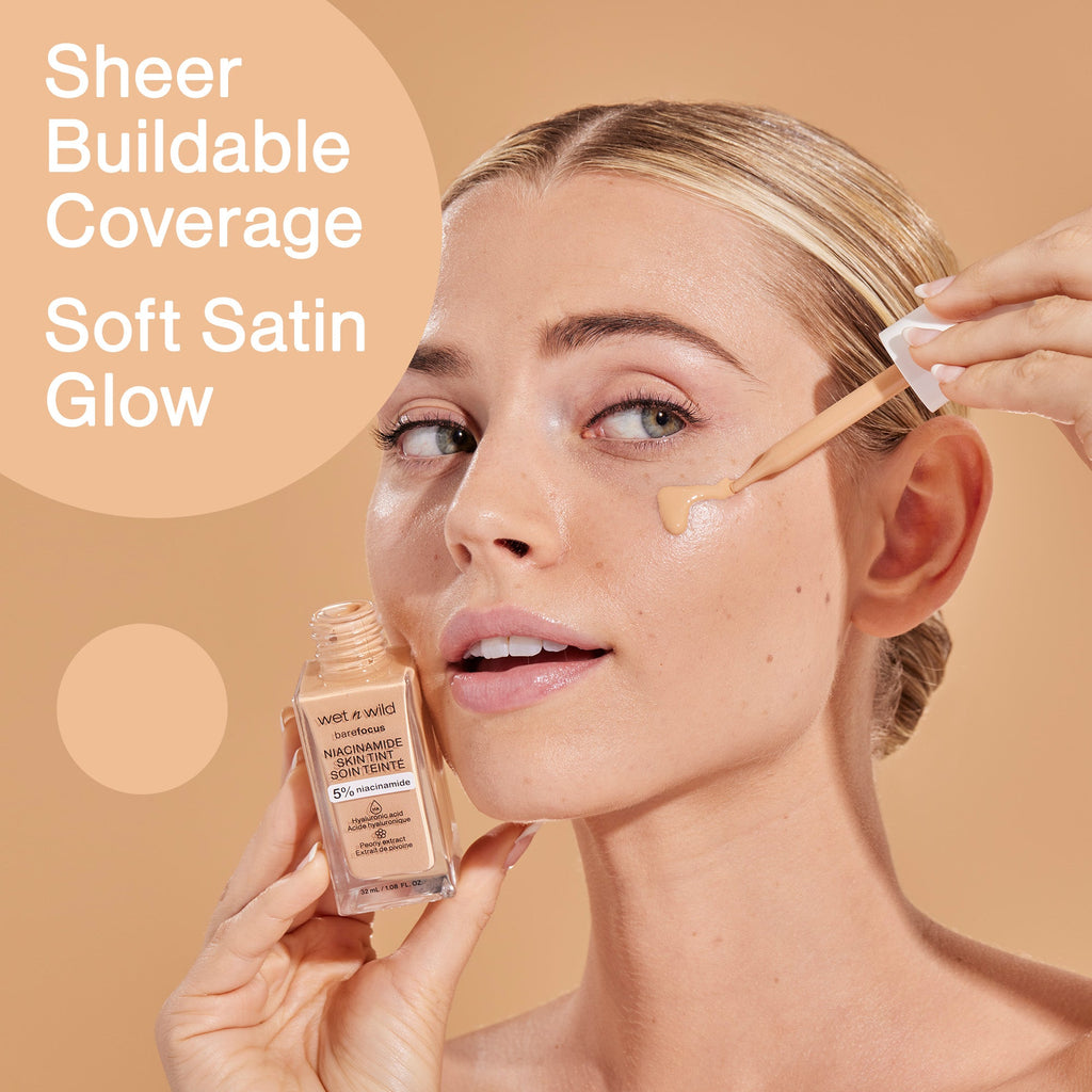 Bare Focus Niacinamide Skin Tint | Fair Light Beige - wet n wild Beauty