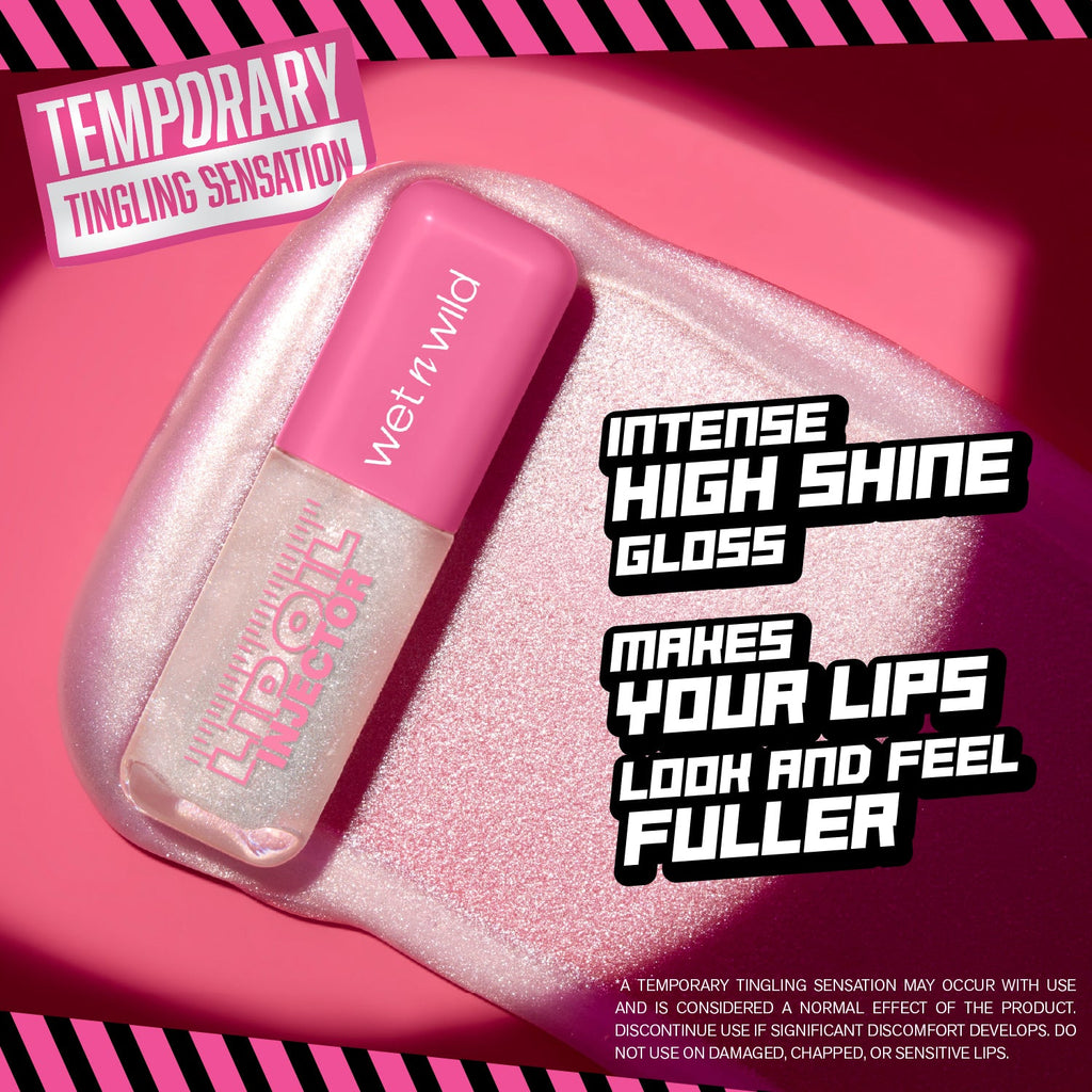 Lip Oil Injector Plumping Lip Oil | Shimmer Me Baby - wet n wild Beauty