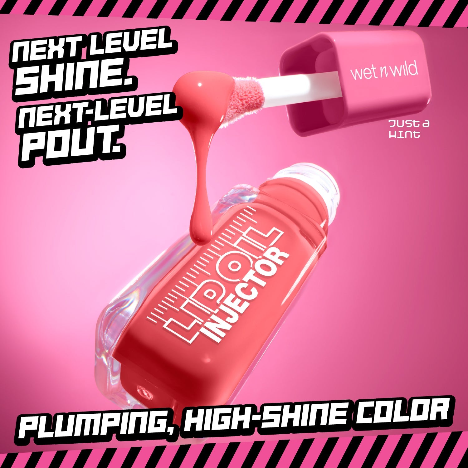 Lip Oil Injector Plumping Lip Oil | Just a Hint - wet n wild Beauty