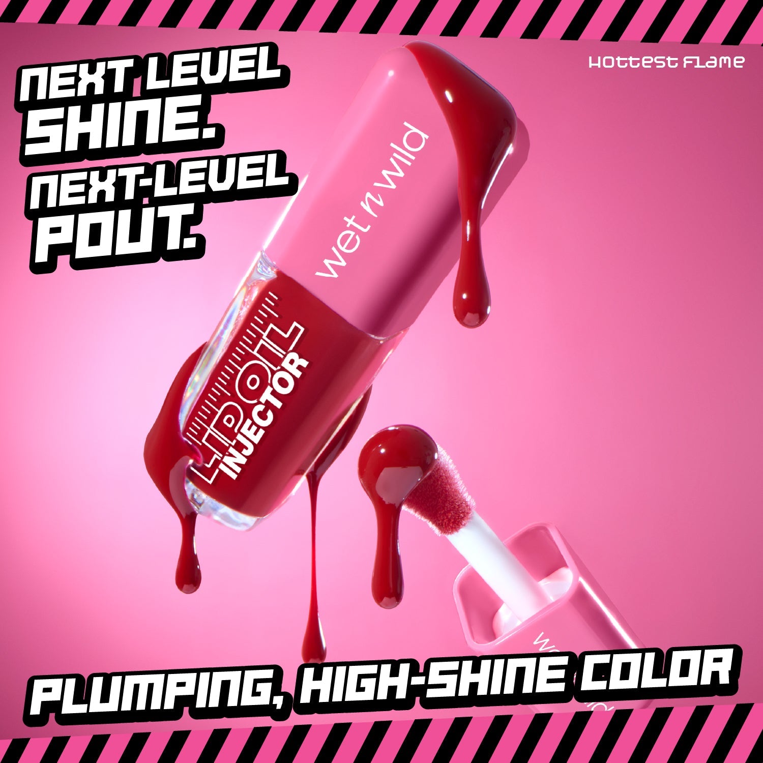 Lip Oil Injector Plumping Lip Oil | Hottest Flame - wet n wild Beauty