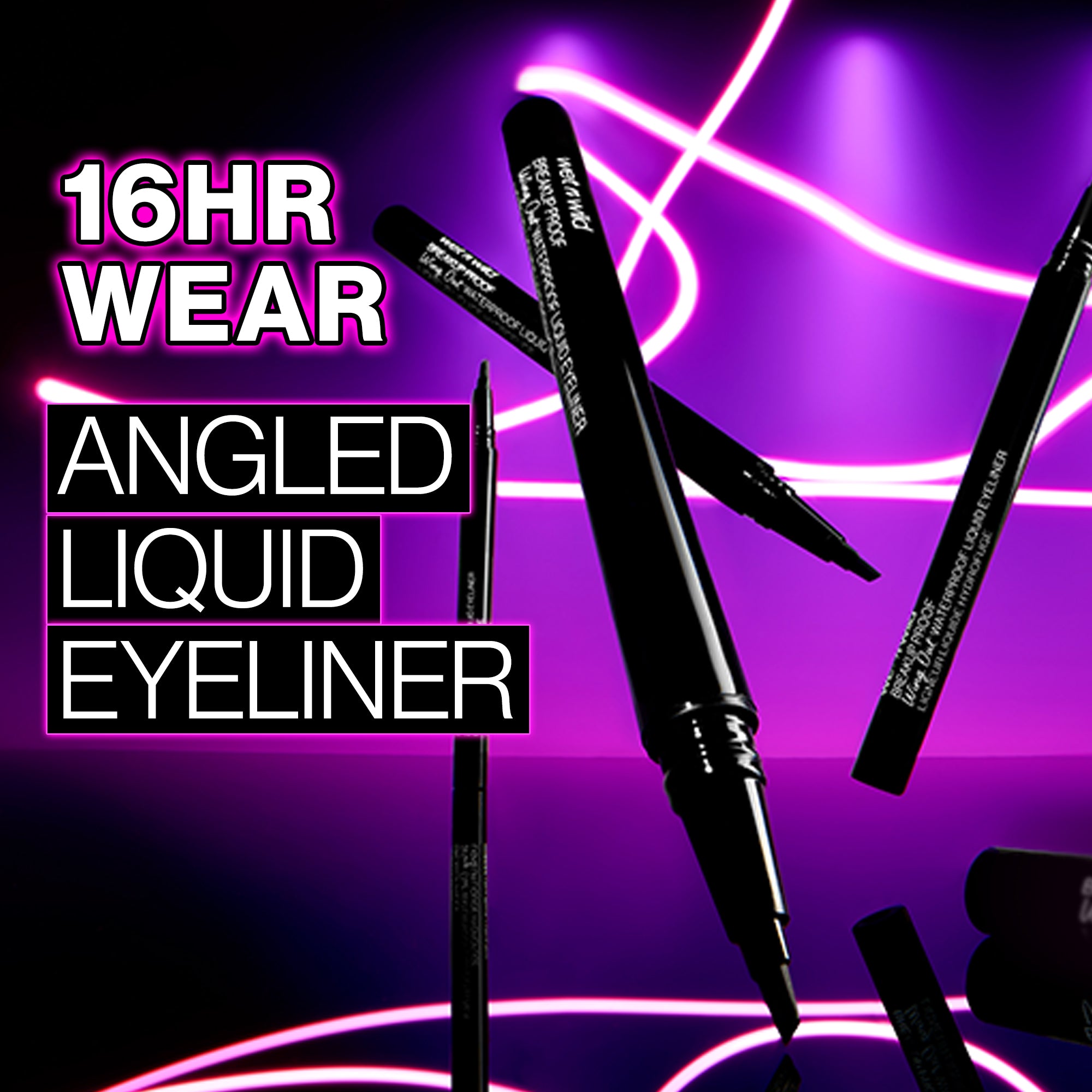 breakup proof angled liner for cry proof and fade proof eye looks